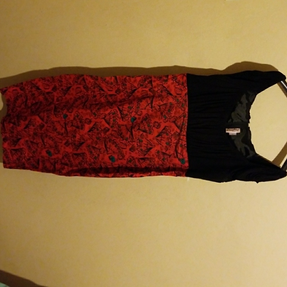 Spanish style and print dress